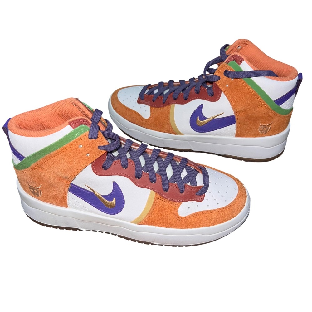 Nike Dunk High Up Setsubun Orange Purple White DQ5012-133 Women's Sneakers